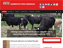 Tablet Screenshot of petsagro.com